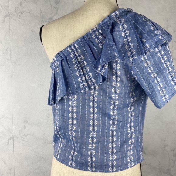 [Splendid] Floral Embroidered Off Shoulder Top - Picture 7 of 7